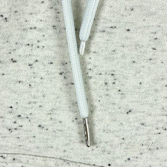 Glossier Hoodie Womens S White Speckled Classic Streetwear Preppy Gym - Picture 10 of 10